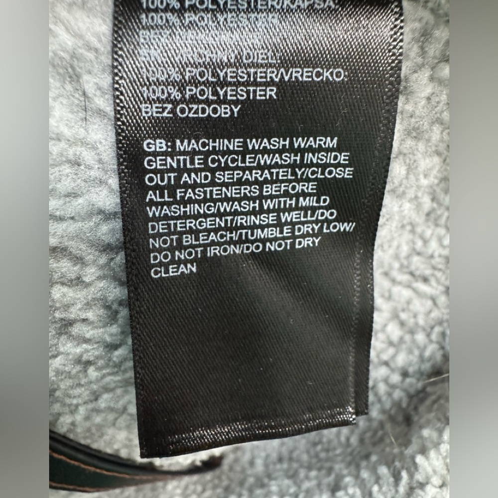 THE NORTH FACE Hoodie Women's Medium Gray Heather Pullover Half Zip - Picture 8 of 8